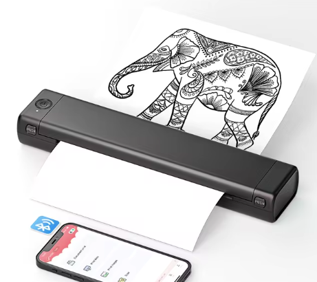 Portable Wireless A4 Thermal Printer (Single Unit) - portable A4 printer